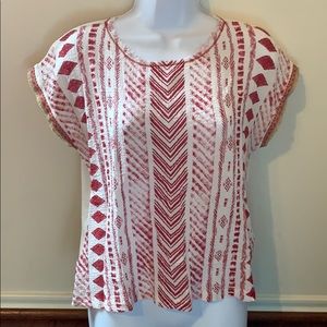 ZARA Collection Women tassel sleeves Top Size S